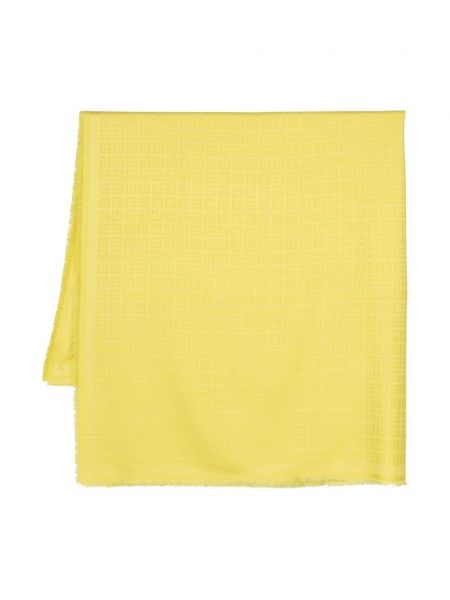 Κασκόλ με σχέδιο Givenchy κίτρινο