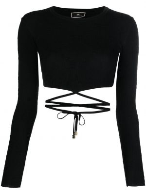 Tričko Elisabetta Franchi černé