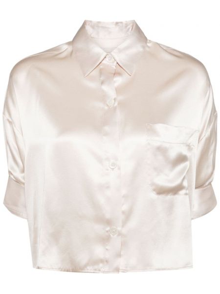 Копринена риза Twp бяло