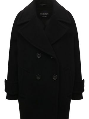 Кашемировое шерстяное пальто Cinzia Rocca серое