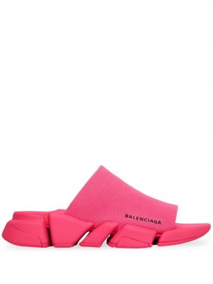 Pantofi cu imagine Balenciaga roz