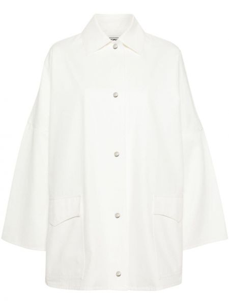 Βαμβακερό πουκάμισο Toteme λευκό