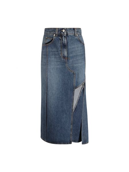 Niebieska spódnica jeansowa Alexander Mcqueen