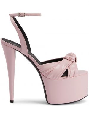 Alusta nauhalliset sandaalit Giuseppe Zanotti pinkki