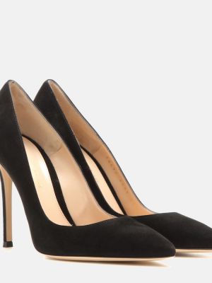 Mocka pumps Gianvito Rossi svart