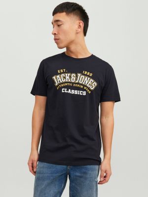 Camiseta manga corta Jack & Jones azul