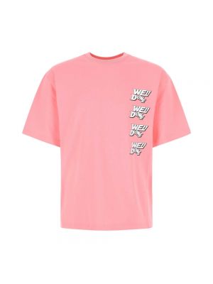 Koszulka oversize We11done różowa