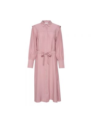 Kleid mit langen ärmeln Karen By Simonsen pink