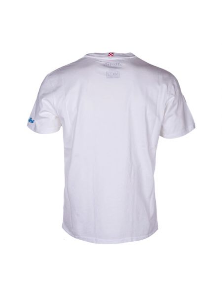 Camiseta con estampado Mc2 Saint Barth blanco