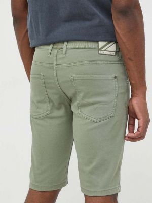 Džínové šortky Pepe Jeans zelené