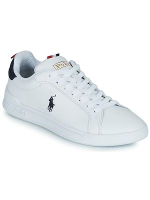 Sneakerși din dantelă Polo Ralph Lauren alb