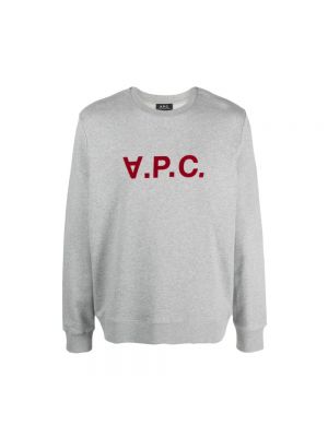 Melange sweatshirt A.p.c. grau