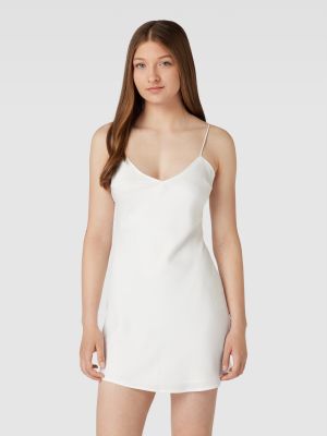 Sukienka mini w serca Review Female biała