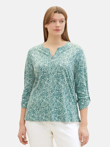 Блуза Tom Tailor Women + зелено