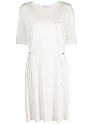 Памучна рокля Fabiana Filippi бяло