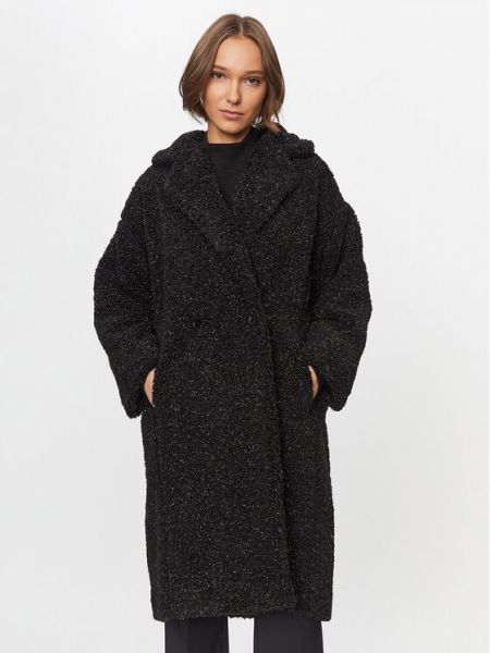 Δερμάτινο παλτό χειμωνιάτικο Deha μαύρο