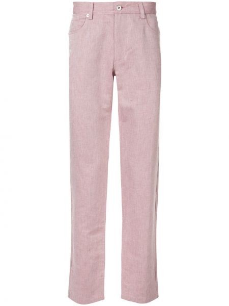 Pantalones rectos D'urban rosa