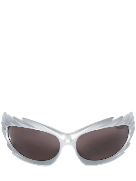 Sonnenbrille mit spikes Balenciaga silber