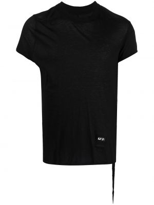 Camiseta de tela jersey Rick Owens Drkshdw negro