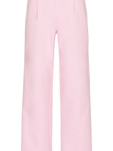 Pantaloni chino plissettati Obey rosa