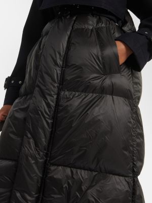 Vlnený kabát Sacai čierna