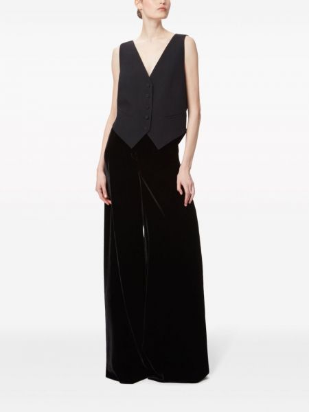 Drapovaná vesta Nina Ricci černá