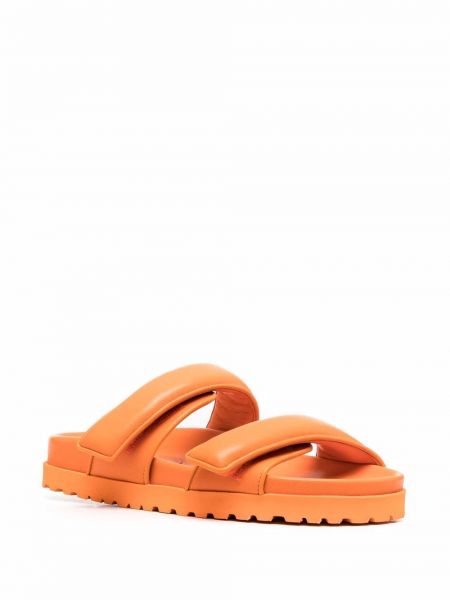 Sandale ohne absatz Giaborghini orange