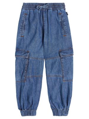 Cargo jeans for jenter Molo blå