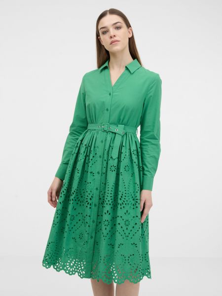 Košilové šaty Orsay zelené