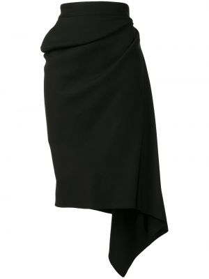 Falda de cintura alta Maticevski negro