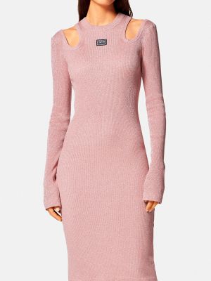 Джинсовое платье Versace Jeans Couture розовое