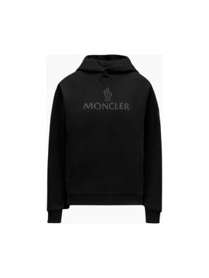 Bluza z kapturem casual Moncler czarna