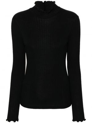 Bavlnený sveter A.p.c. čierna