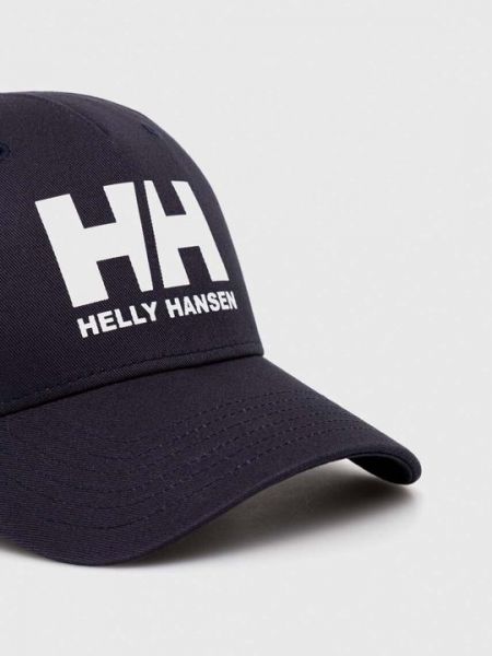Хлопковая кепка Helly Hansen синяя