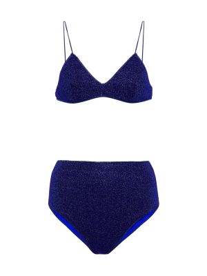Bikini z wysoką talią Osã©ree niebieski