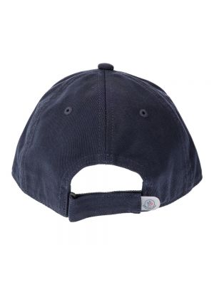 Gorra de algodón Moncler azul