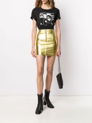 Falda de cintura alta A.n.g.e.l.o. Vintage Cult dorado