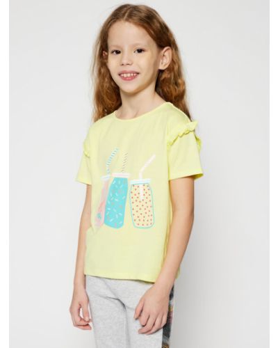 Billieblush Póló U15721 Sárga Regular Fit