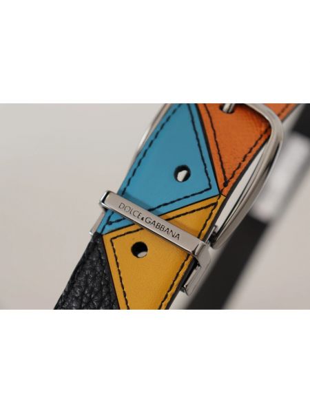 Cinturón de cuero con hebilla Dolce & Gabbana