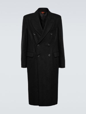 Vlnený kabát Barena Venezia čierna