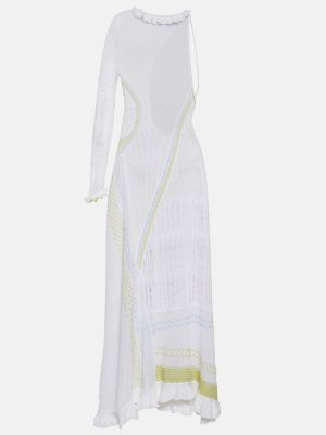 Sukienka długa bawełniana Roberta Einer biała