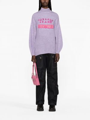 Pullover mit stickerei Versace Jeans Couture