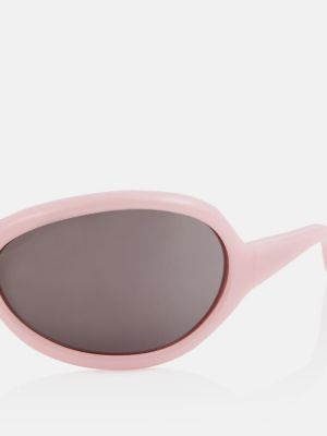 Oversized slnečné okuliare Acne Studios ružová