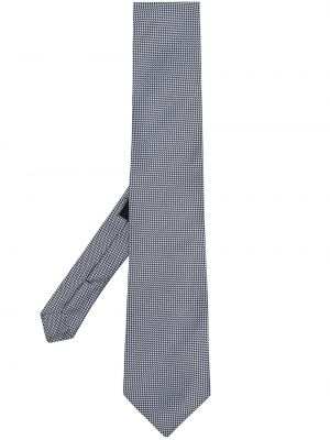 Corbata con estampado con estampado geométrico Etro gris
