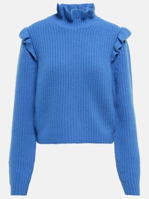 Вълнен пуловер See By Chloã© синьо