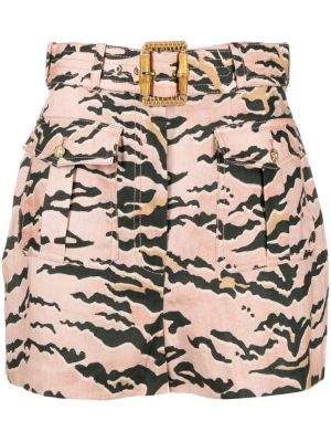 Leinen shorts Zimmermann pink