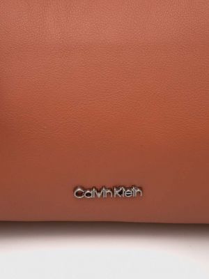 Kézitáska Calvin Klein narancsszínű