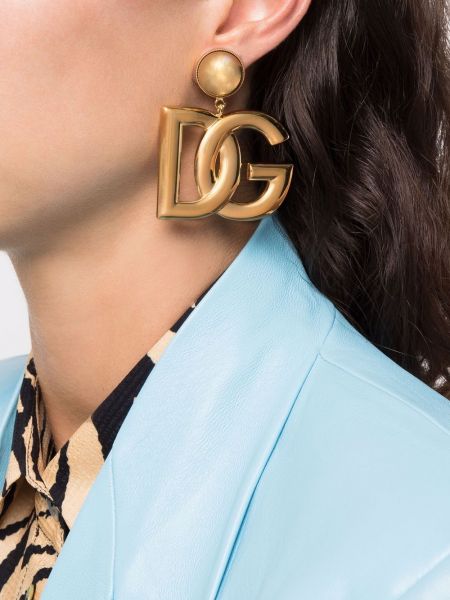Oversized kõrvarõngad Dolce & Gabbana kuldne