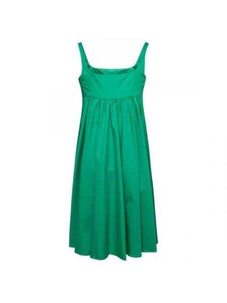 Платье мини с квадратным вырезом Douuod зеленое