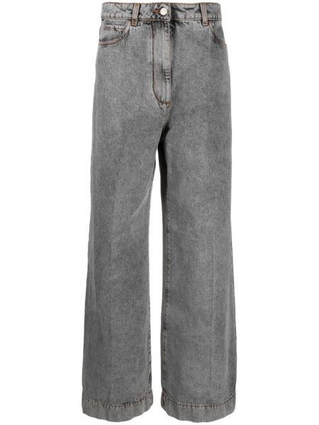 Jeans di cotone Etro grigio
